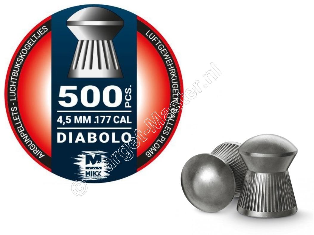 Ansia Diabolo Roundhead 4.50mm Airgun Pellets tin of 500